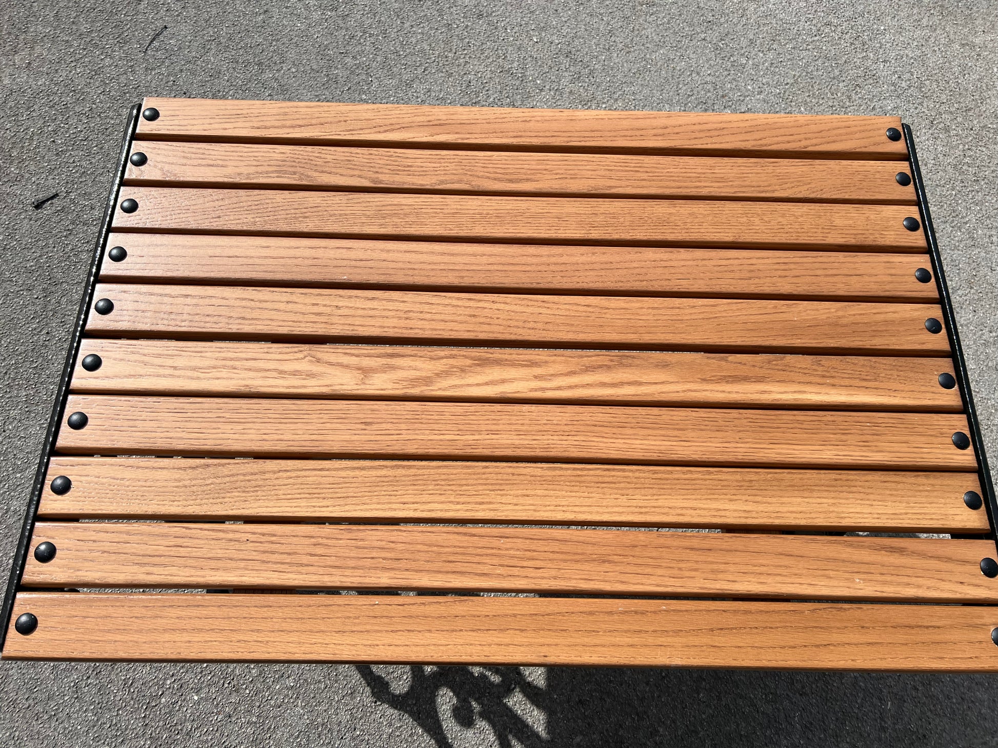 Cast iron garden rustic table