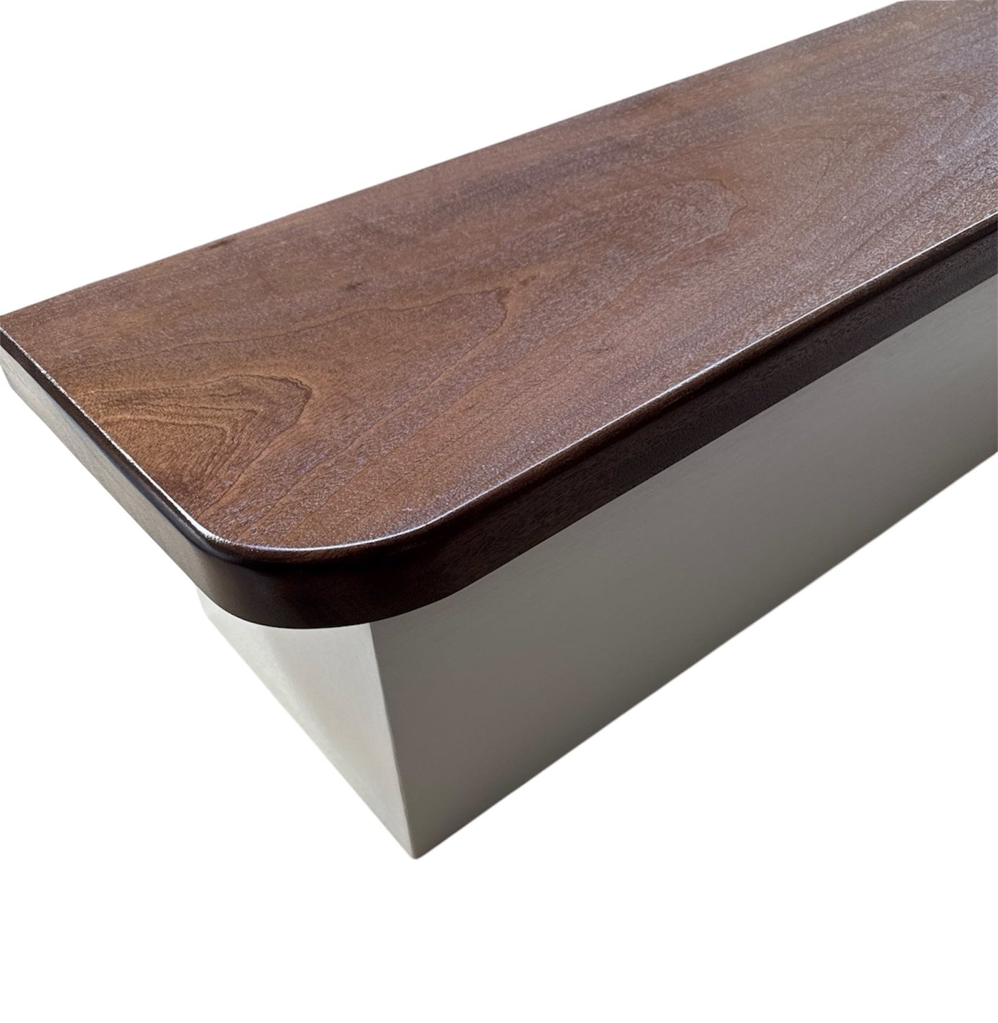 Black Ebony Finish Solid African Sapele StairCase Stair Cladding Kit Treat And White Riser Replacement 20x255x1000mm