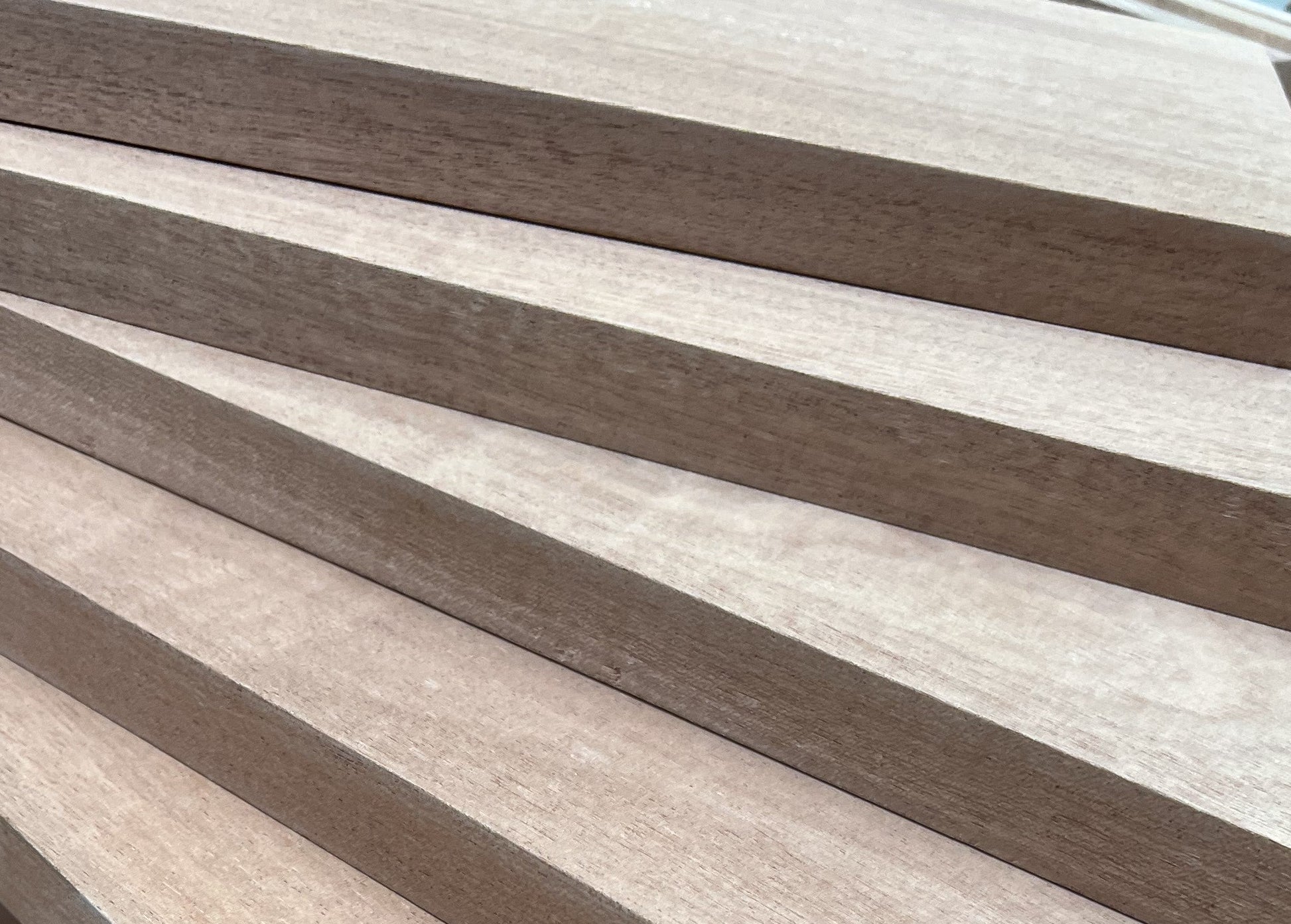 Sapele Boards , Kiln Dried Sapele , Planned Solid Sapele , ALL BOARDS are 22mm Thickness