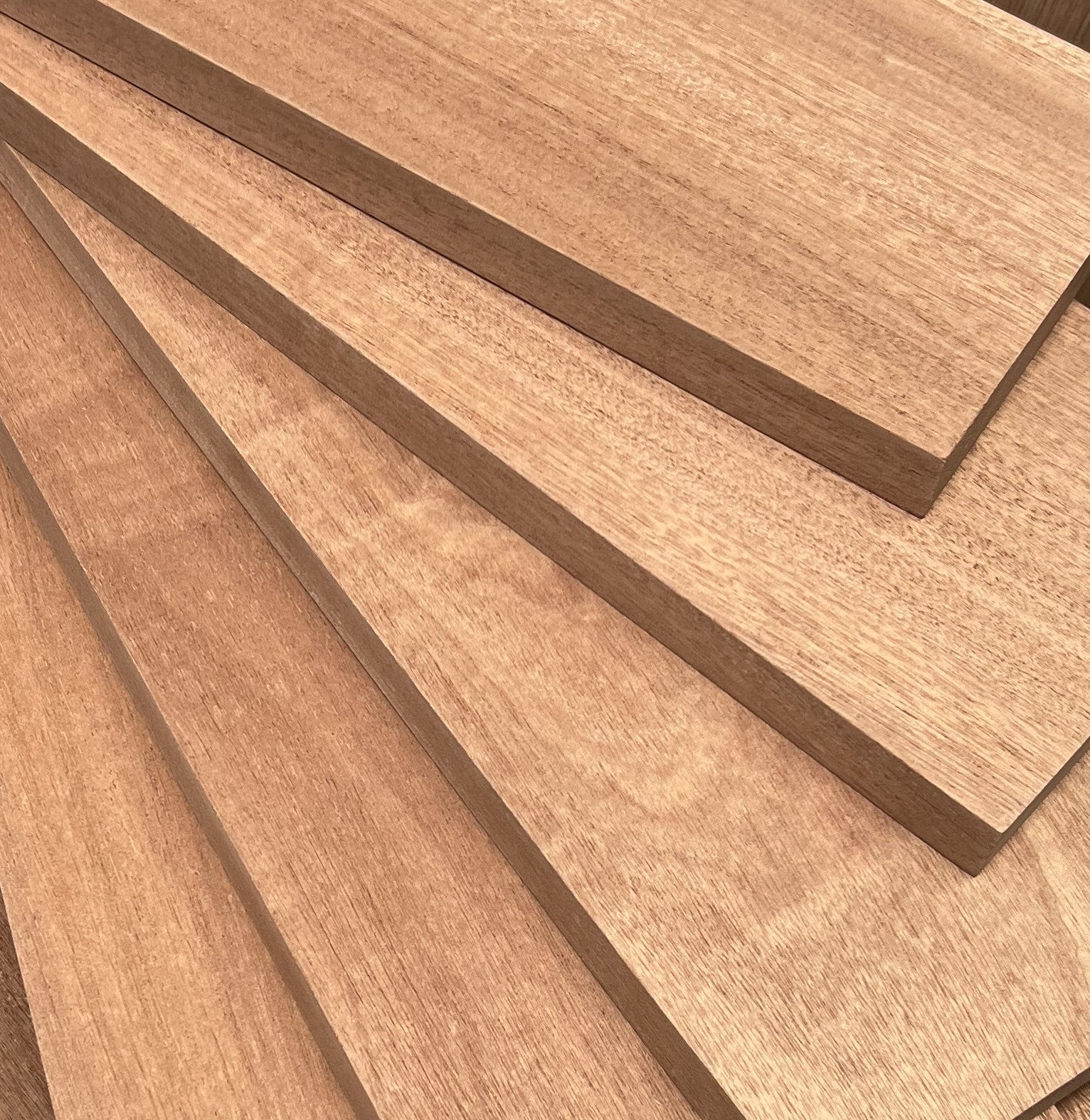 Sapele Boards , Kiln Dried Sapele , Planned Solid Sapele , ALL BOARDS are 22mm Thickness