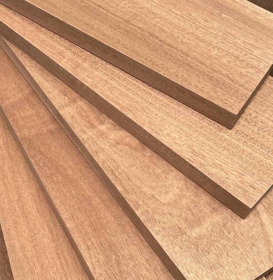 Sapele Boards , Kiln Dried Sapele , Planned Solid Sapele , ALL BOARDS are 22mm Thickness