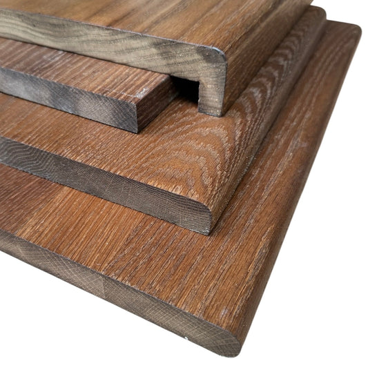 Solid English Oak Stained Oak Window Sill Window Board 20 - 22mm Thick Various Sizes And Edge (Copy)