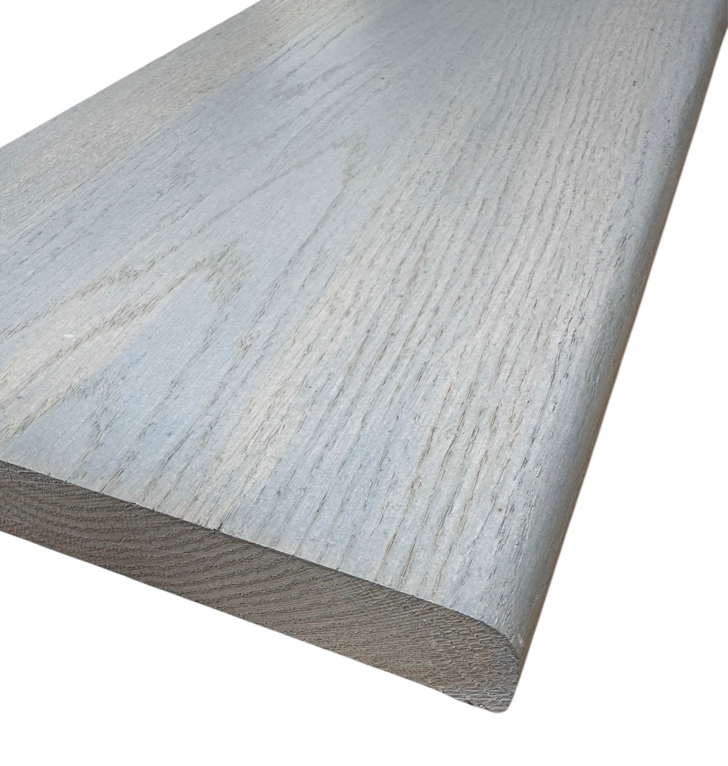 Solid Grey Stained Oak Window Sill Window Board 20 - 22mm Thick Various Sizes And Edge