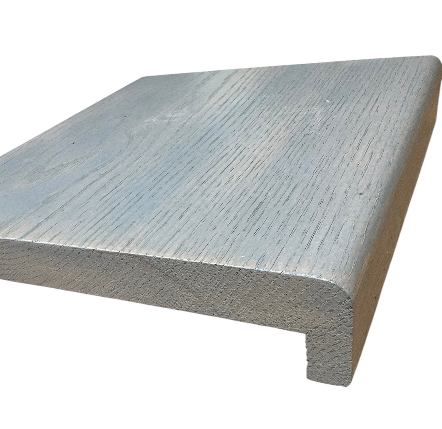 Solid Grey Stained Oak Window Sill Window Board 20 - 22mm Thick Various Sizes And Edge