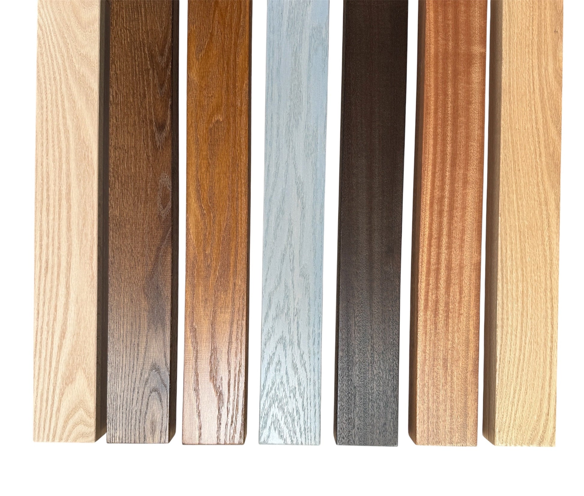 Solid Oak Or Sapele Room Dividers Slatted Fence Panel Posts Oak Floor to Ceiling EXCLUSIVE DESIGN