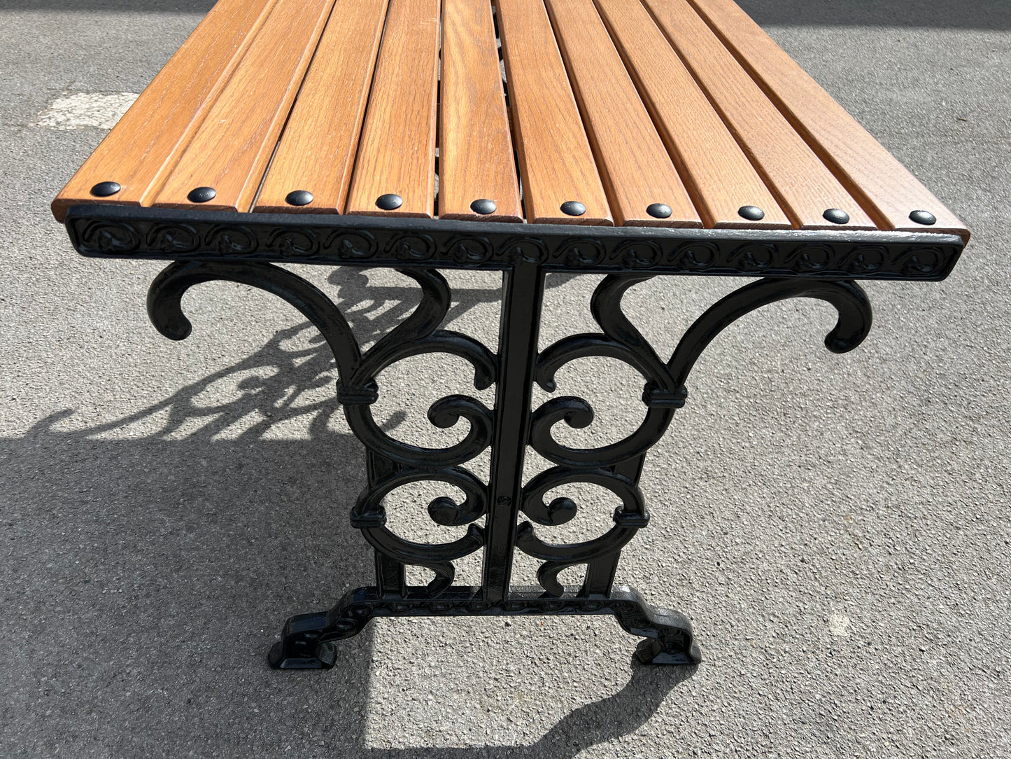 Cast iron garden rustic table