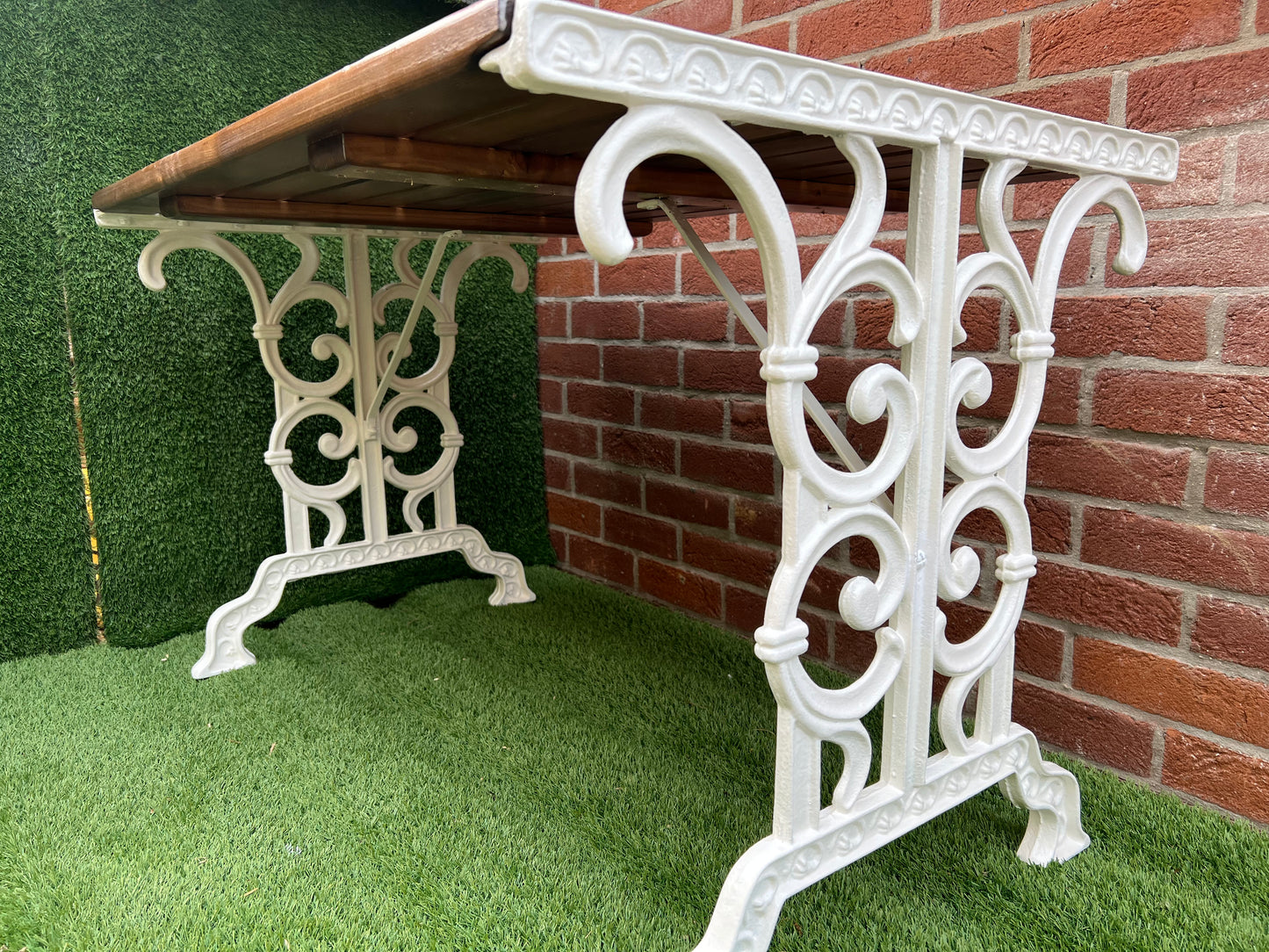 Cast iron garden rustic table