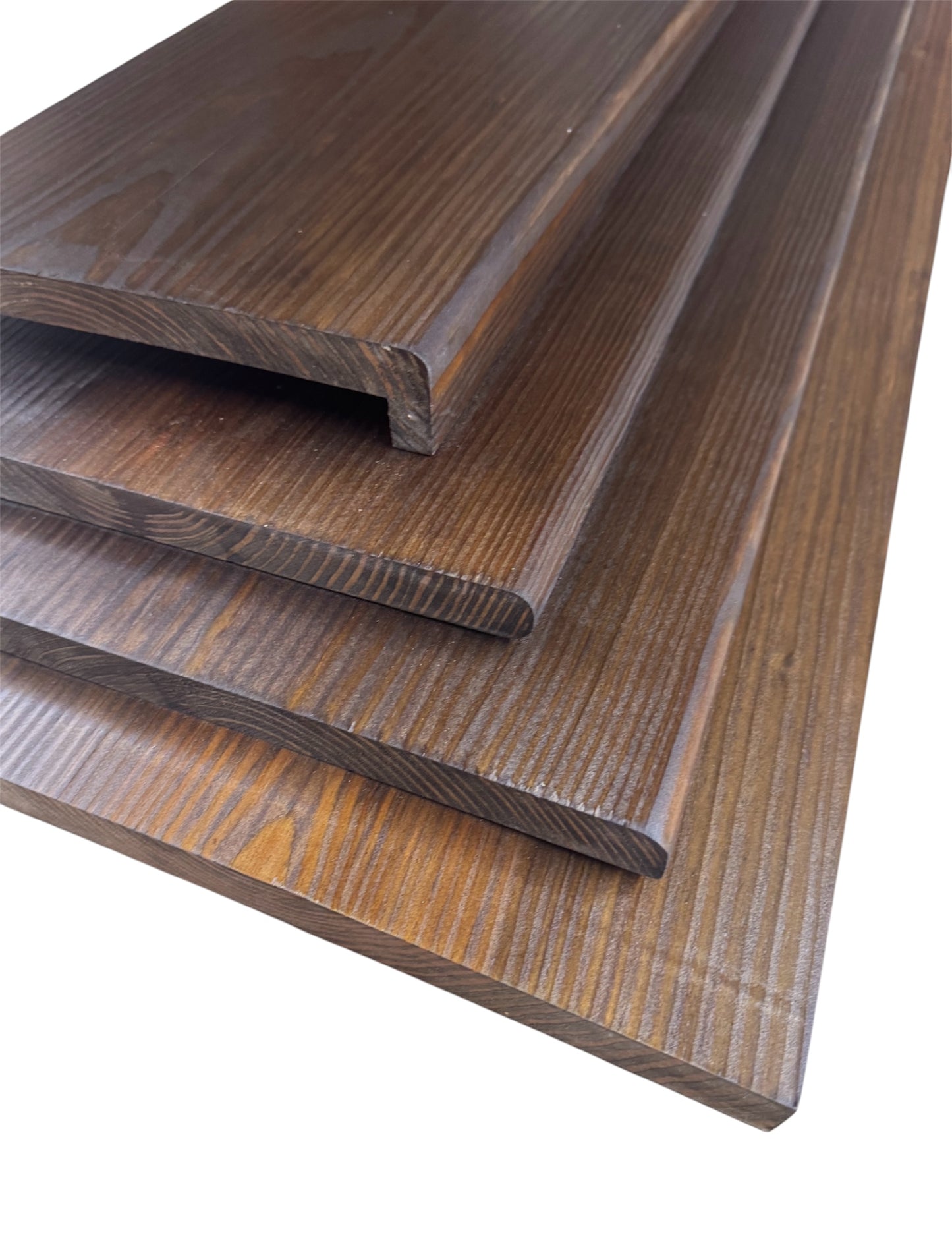 Solid American Pine Window Sill Window Board 20-22mm Thick Various Sizes And Edge English Oak Finish