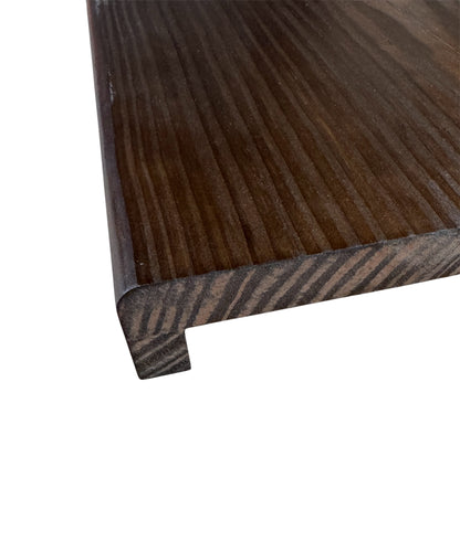 Solid American Pine Window Sill Window Board 20-22mm Thick Various Sizes And Edge English Oak Finish