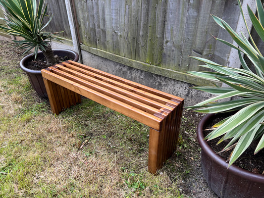 Rustic designed wood bench garden bench beds end reception room hallway