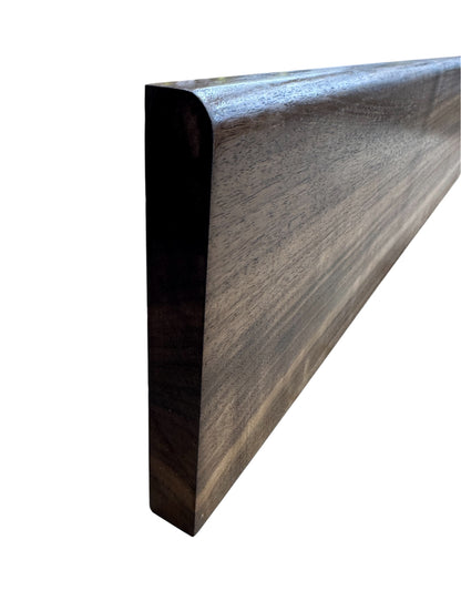 SOLID AMERICAN DARK WALNUT SKIRTING BOARD CHOICE STILE 20 x 120 mm