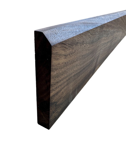 SOLID AMERICAN DARK WALNUT SKIRTING BOARD CHOICE STILE 20 x 120 mm