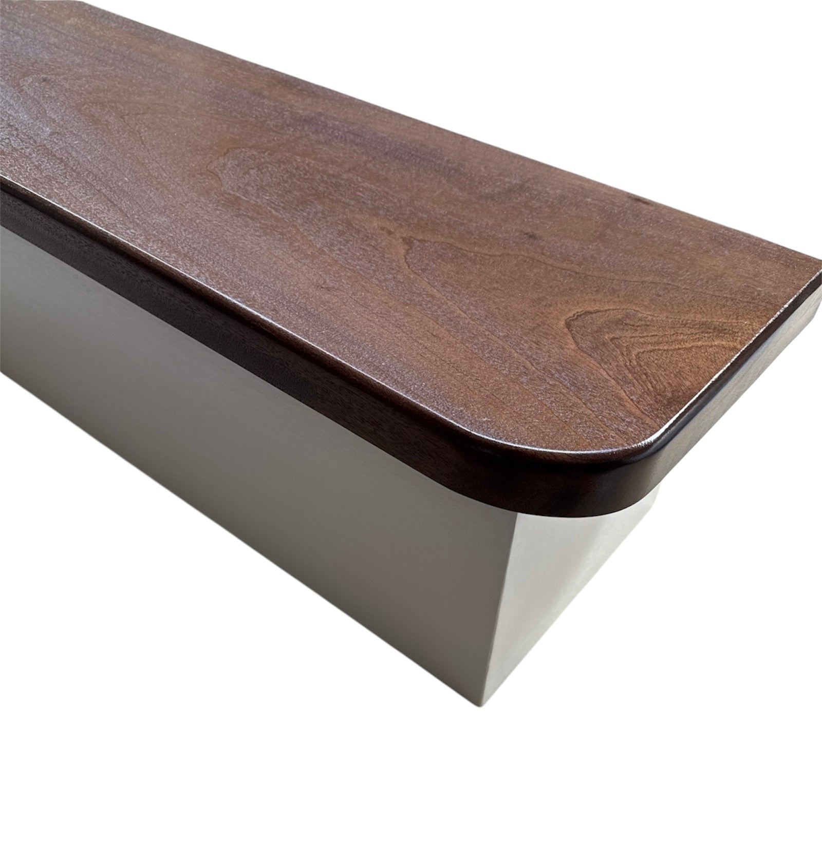 Black Ebony Finish Solid African Sapele StairCase Stair Cladding Kit Treat And White Riser Replacement 20x255x1000mm