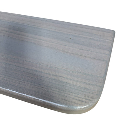 Grey Finish Solid Oak StairCase Stair Cladding Kit Treat And Riser Replacement 20x255x1000mm