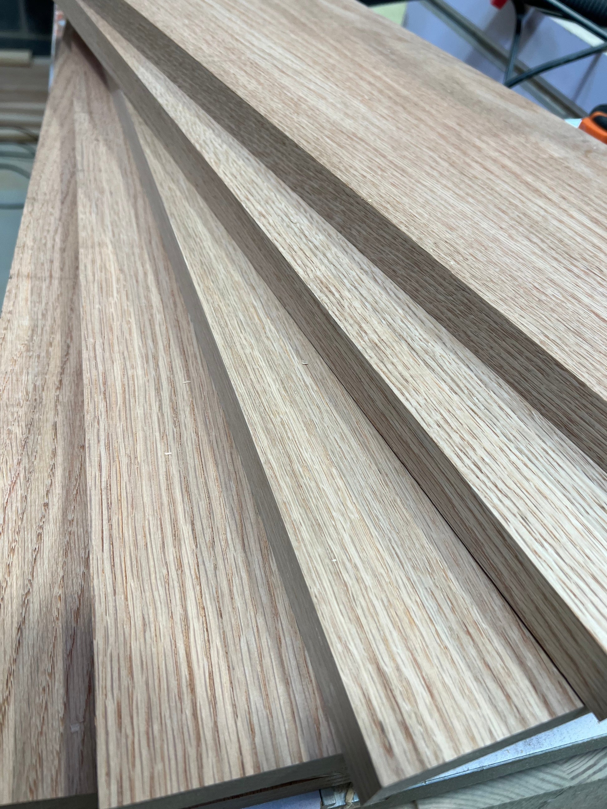 Oak slats 22x22x12mm