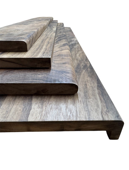 Solid American Walnut Window Sill Window Board 20 - 22mm Thick Various Sizes And Edge