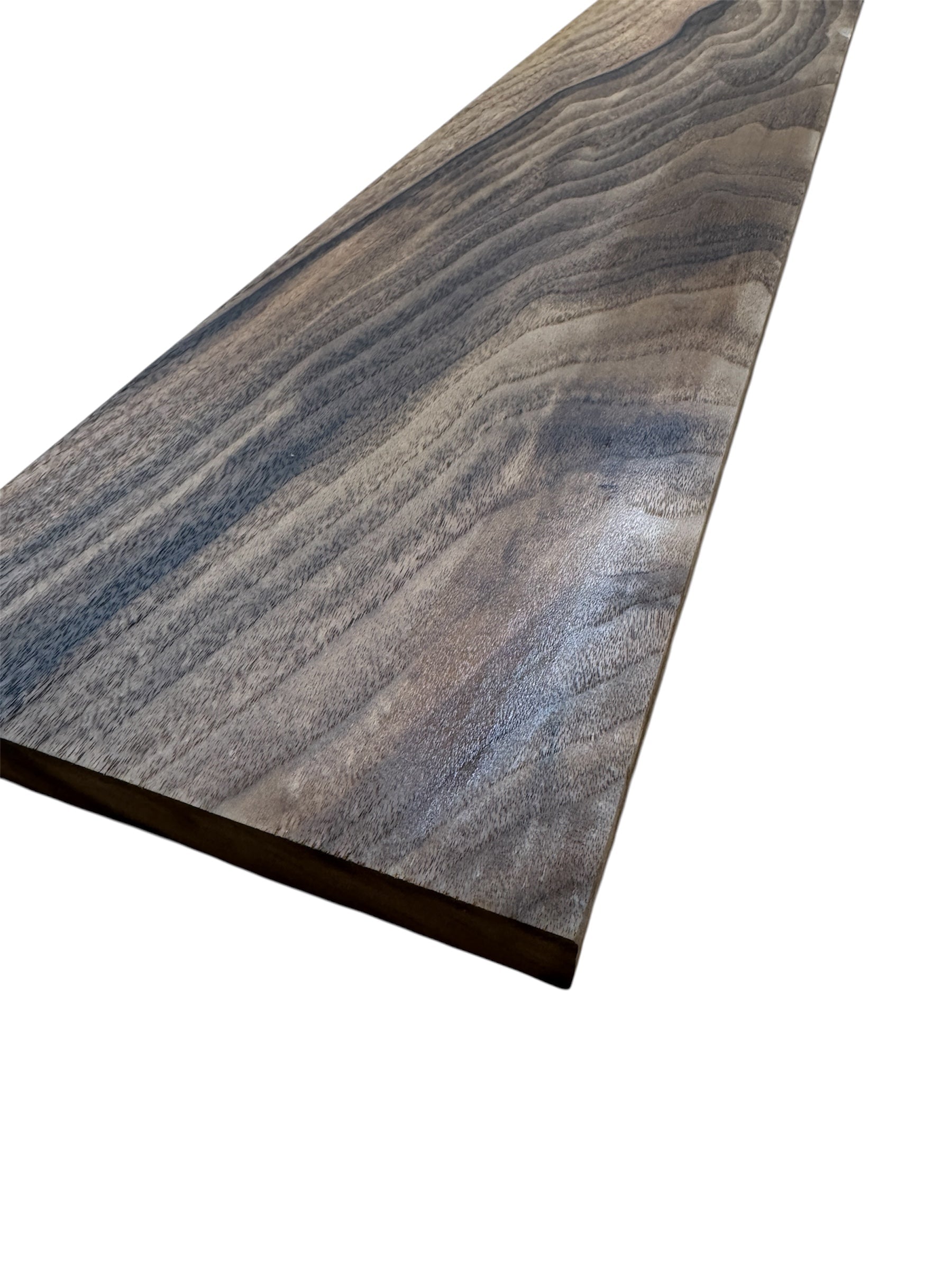 Solid American Walnut Window Sill Window Board 20 - 22mm Thick Various Sizes And Edge