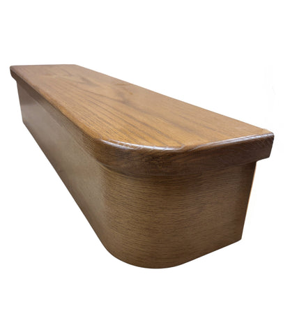 Solid Oak or Sapele StairCase Stair Cladding And Riser Replacement 20x25.5x1000mm