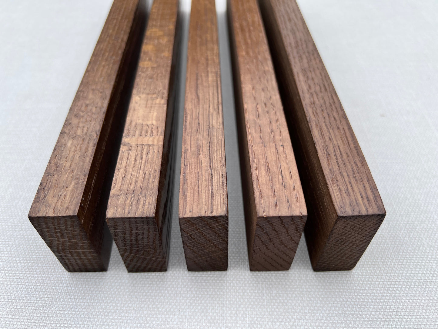 Solid Oak Slats Wall Decoration Slatted Fence Panel Oak Cladding Choice Color 2m slats