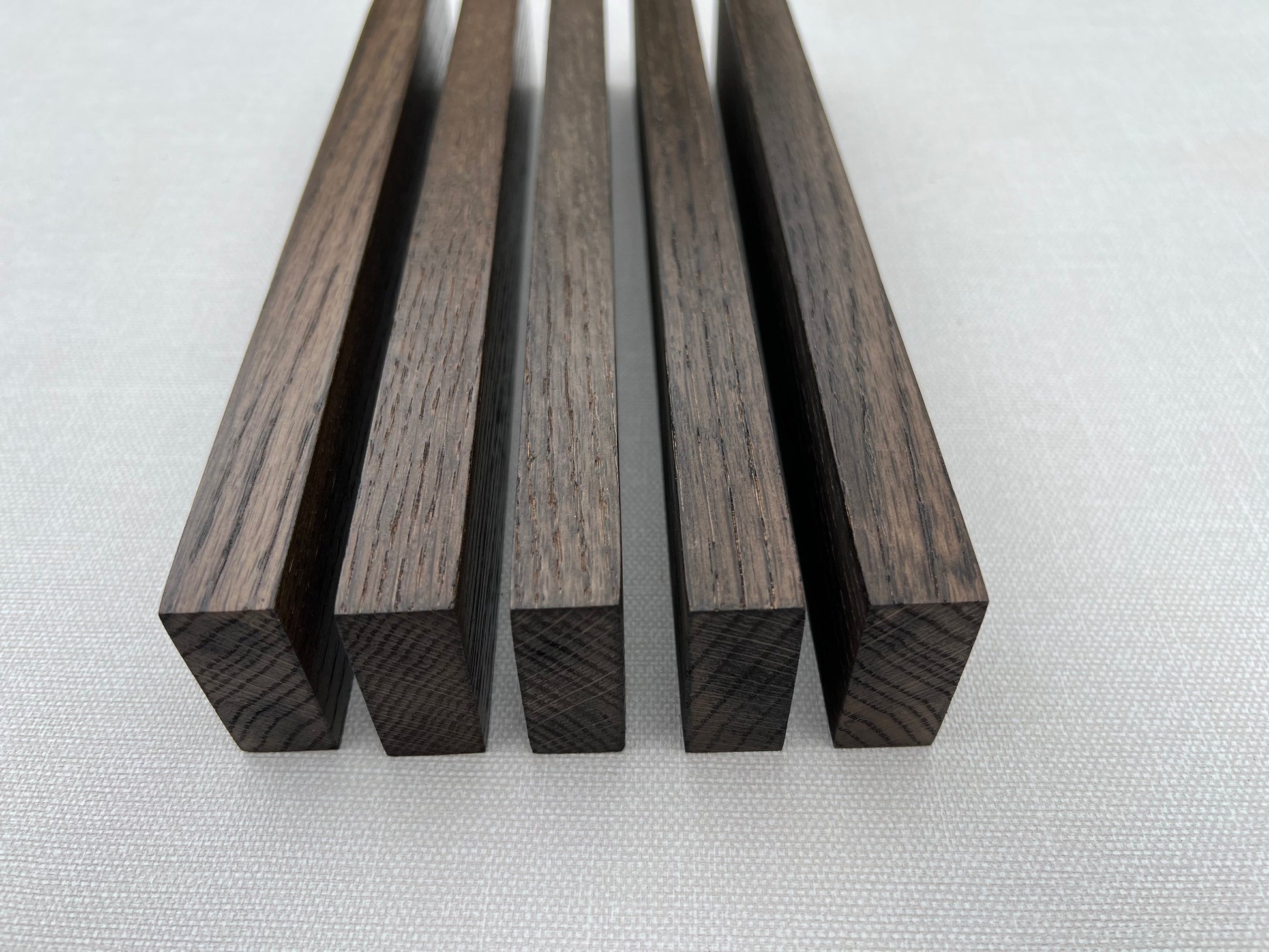 Solid Oak Slats Wall Decoration Slatted Fence Panel Oak Cladding Choice Color 2m slats