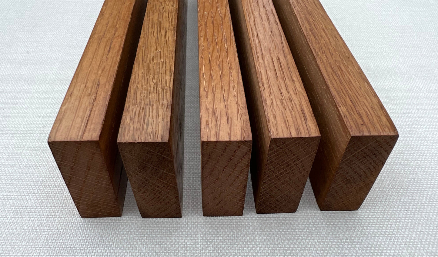 Solid Oak Slats Wall Decoration Slatted Fence Panel Oak Cladding Choice Color 2m slats