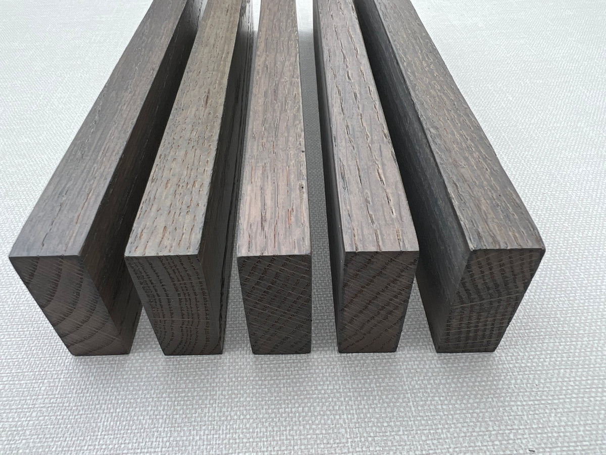 Solid Oak Slats Wall Decoration Slatted Fence Panel Oak Cladding Choice ...