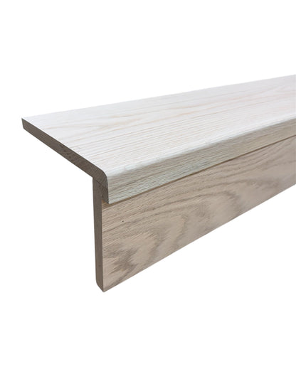 Solid Oak StairCase Stair Cladding Kit Treat And Riser Replacement 20x255x1000mm