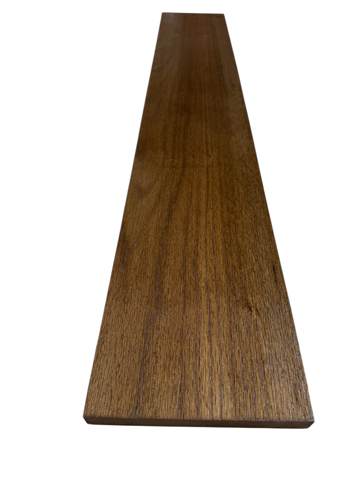 English Oak Finish Solid Oak StairCase Stair Cladding Kit Treat And Riser Replacement 20x255x1000mm