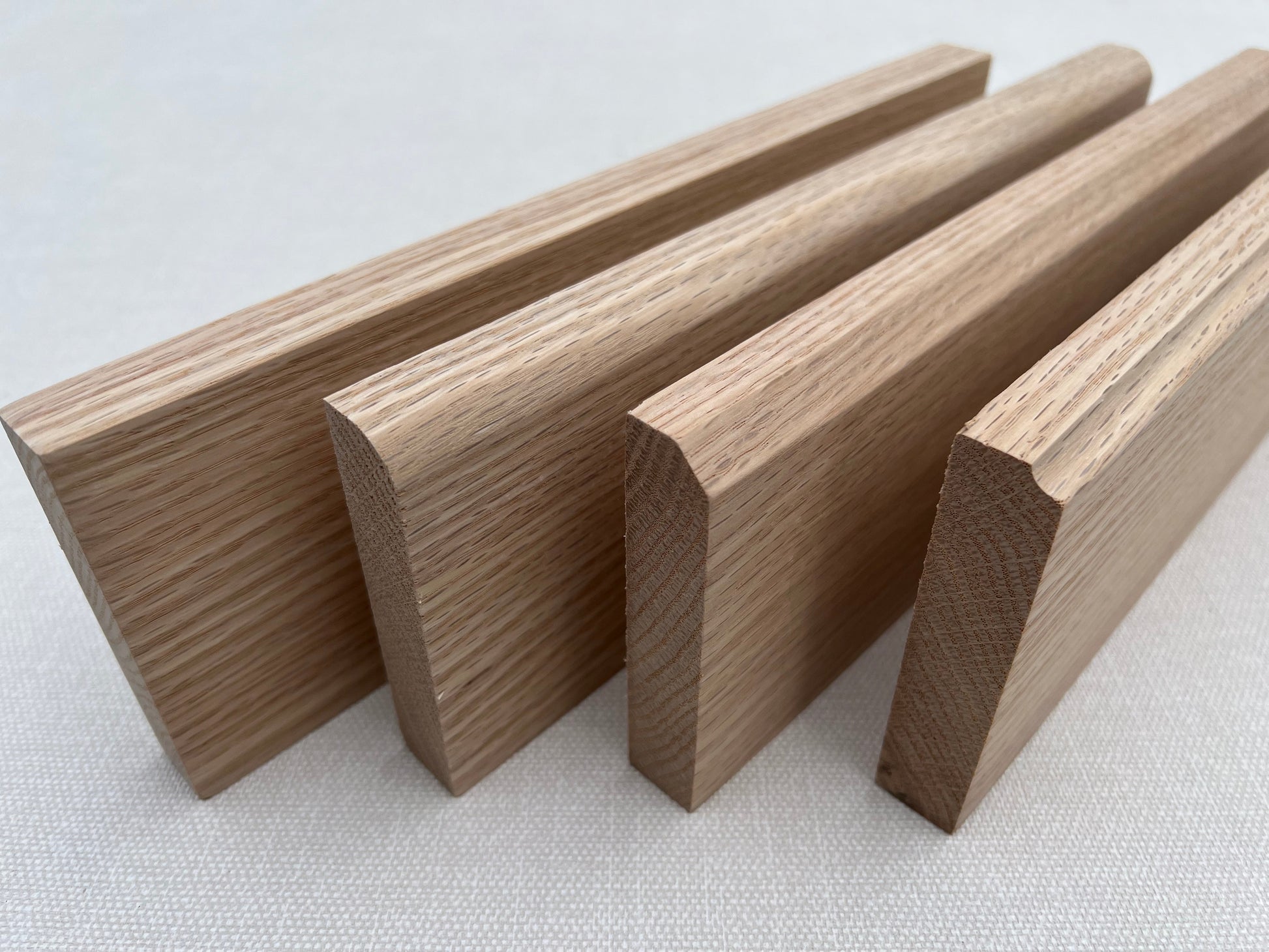 SOLID OAK NATURAL SKIRTING BOARD CHOICE STILE 20 x 95 mm