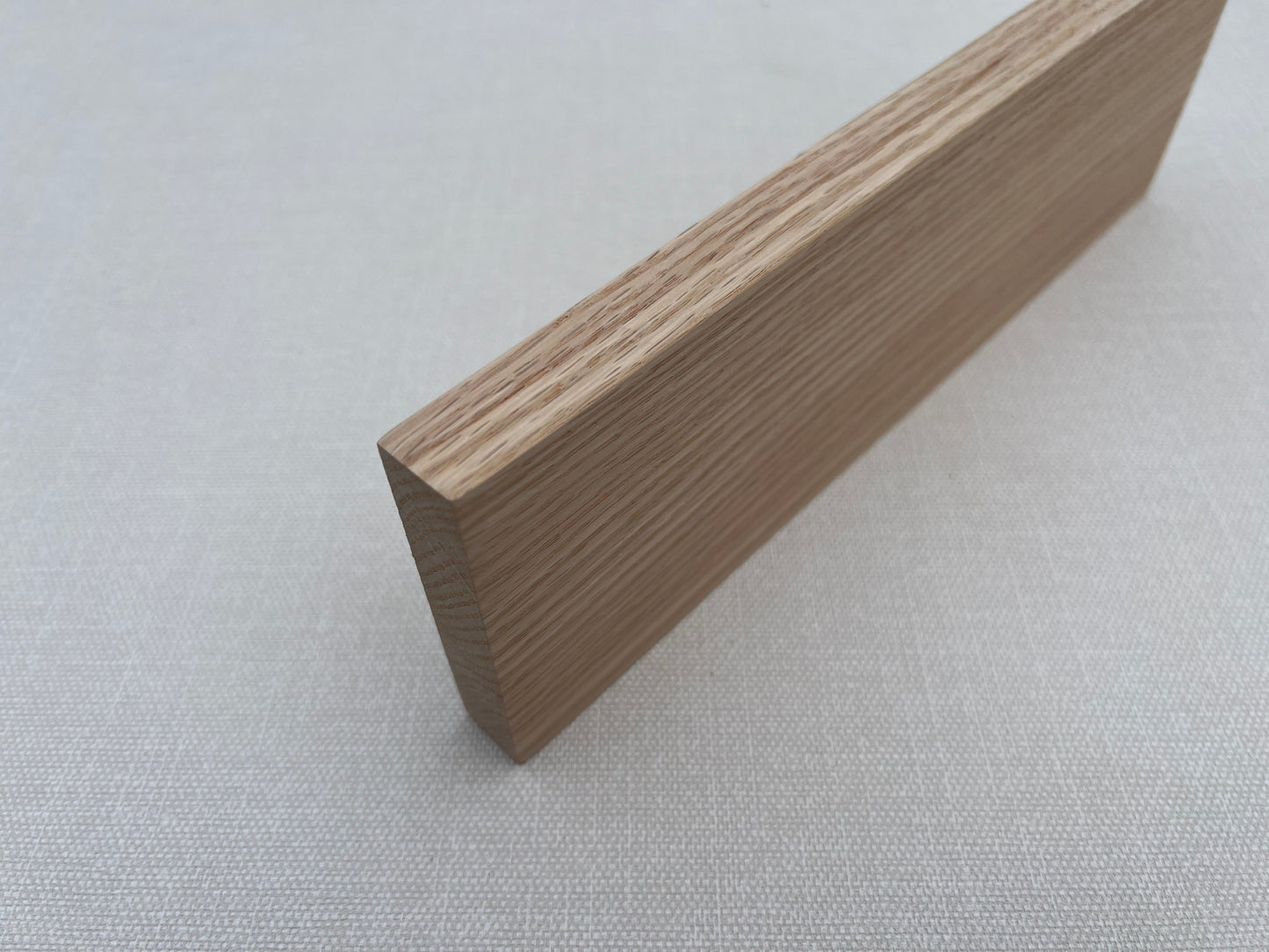 SOLID OAK NATURAL VARNISHED SKIRTING BOARD CHOICE STILE 20 x 95 mm